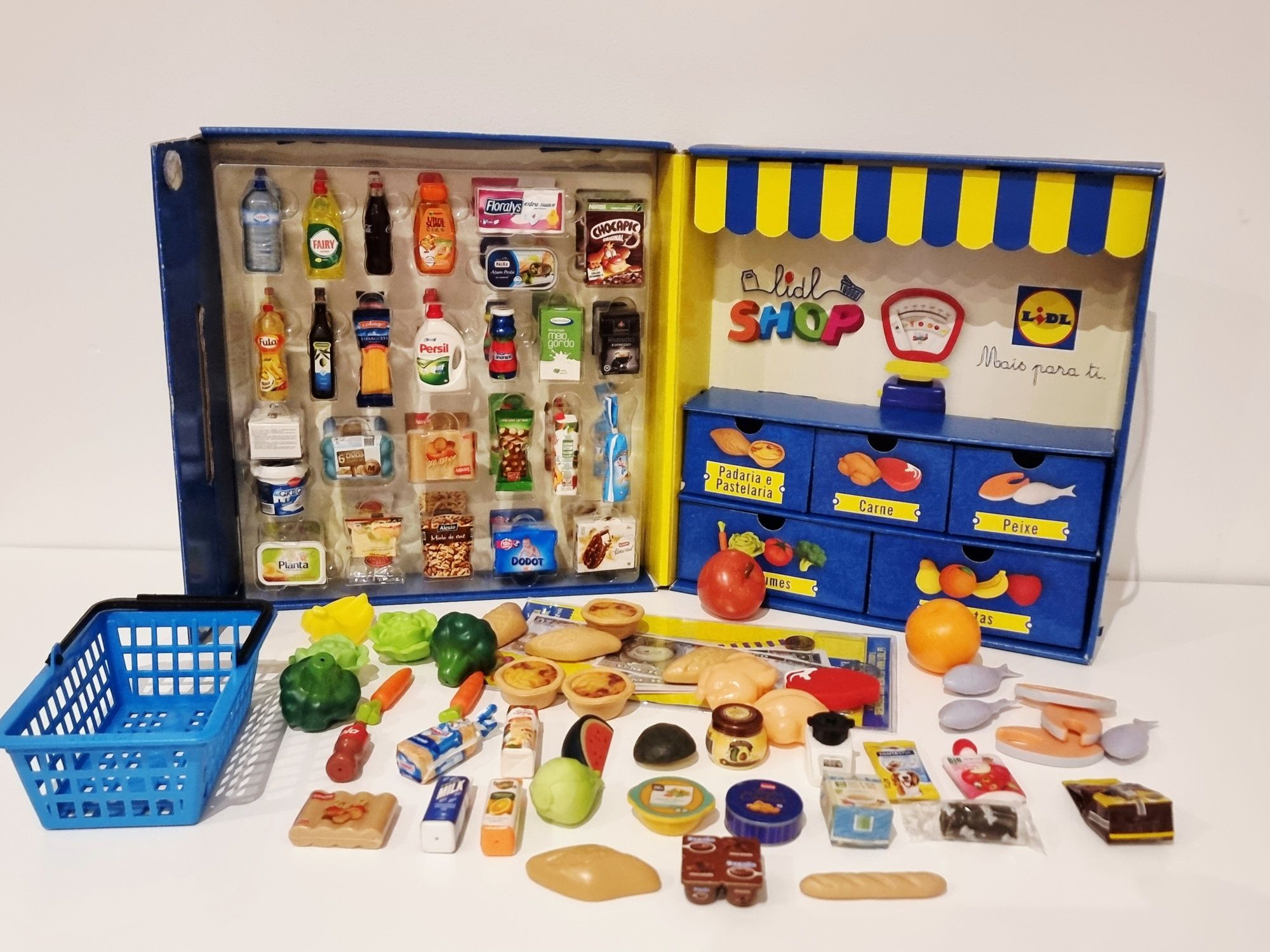 Loja Lidl completa, com muitas miniaturas extra