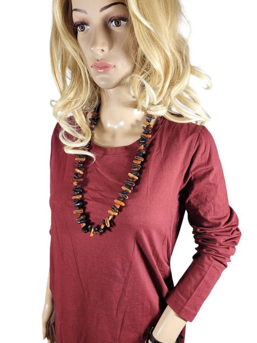 Nowa bordowa bawełniana ciążowa sukienka 36,S/38,M BonPrix Mama BPC