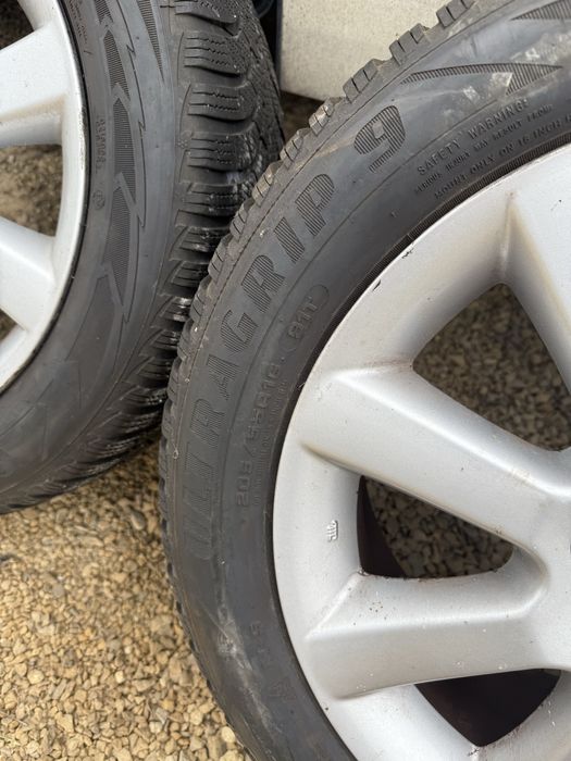 Koła 5x100 16” 8.5J ET45 Toyota Avensis, Corolla itp. zimowe GoodYear!