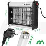 Пастка для комах мух 150м кв. Мухоловка Лампа Maltec MasterKiller 16W