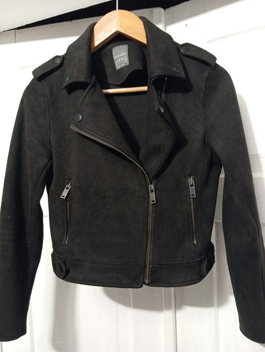 Kurtka skórzana eko ramoneska Primark