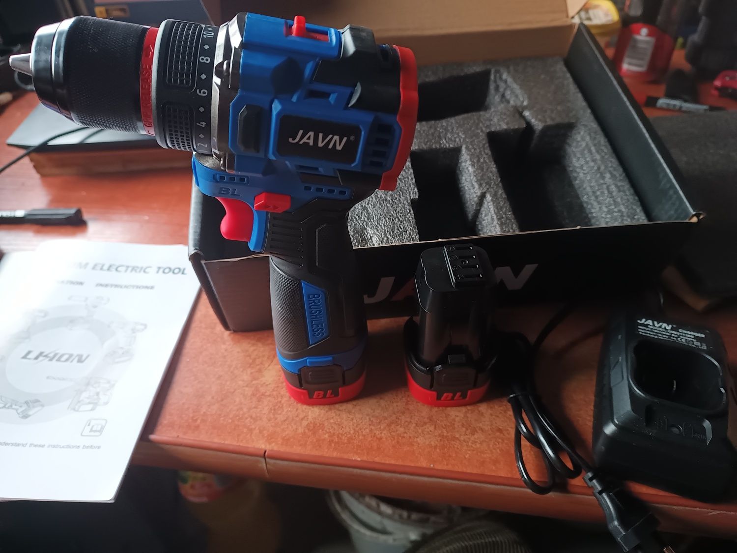 Wkrętarka bezszczotkowa JAVN 70Nm 16,8V