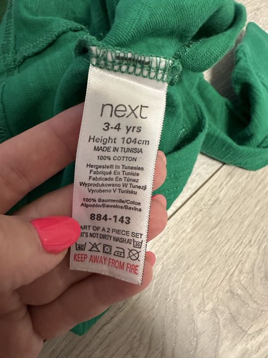 Кофта новогодняя лонгслив Санта 98 Эльф с шапочкой 104 Next