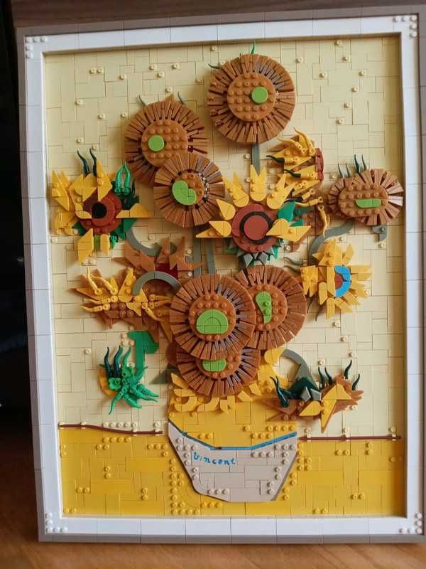31215 Słoneczniki Vincent van Gogh klocki LEPIN