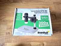 Cyfrowy mikroskop Levenhuk DTX 90 – 5MP, USB, 300x – jak nowy