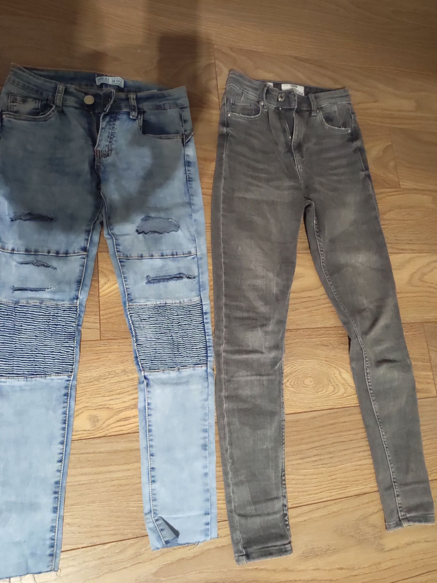 5 par jeansy  Zara Bershka rozmiar S