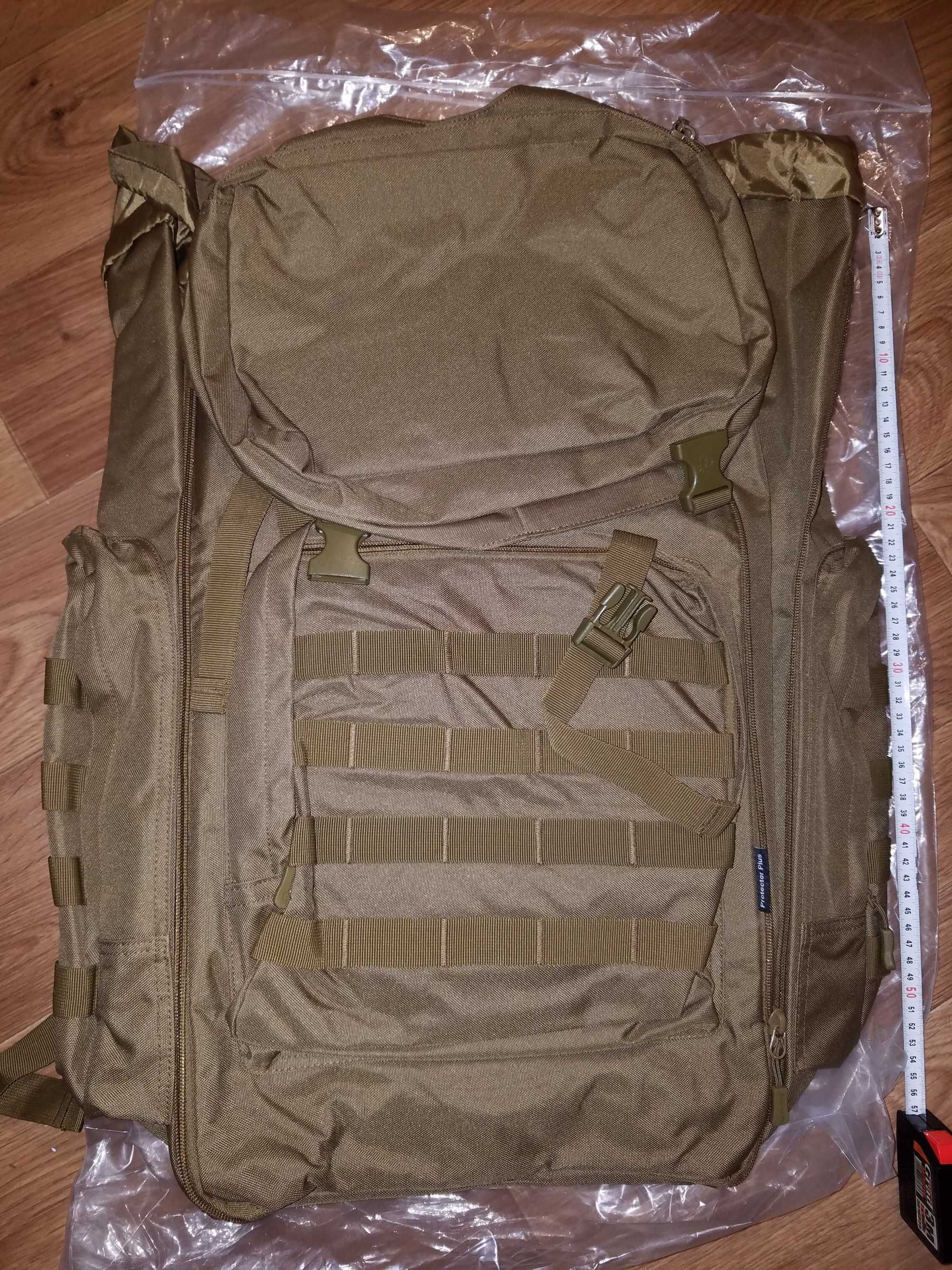 нова 70-85 л баул рюкзак трансформер Protector Plus XL хакі 68х48x37см