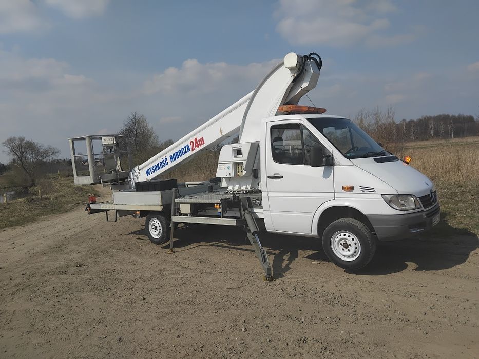Zwyzka Teupen Euro b25t 24m Mercedes Sprinter  podnośnik koszowy
