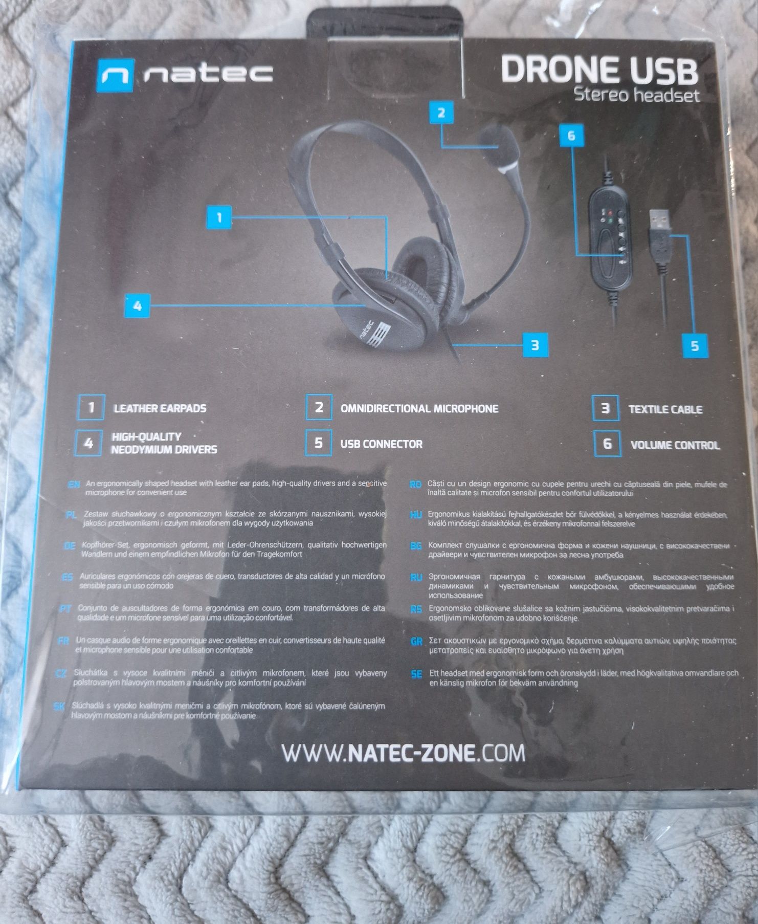 Słuchawki nauszne Natec NSL-1692