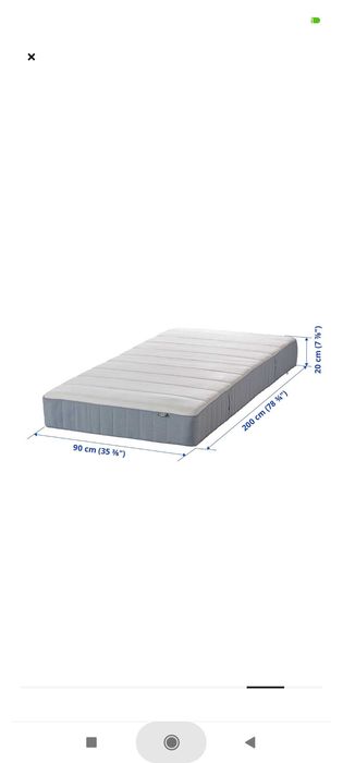 Materac Ikea NOWY sprężyny kieszeniowe