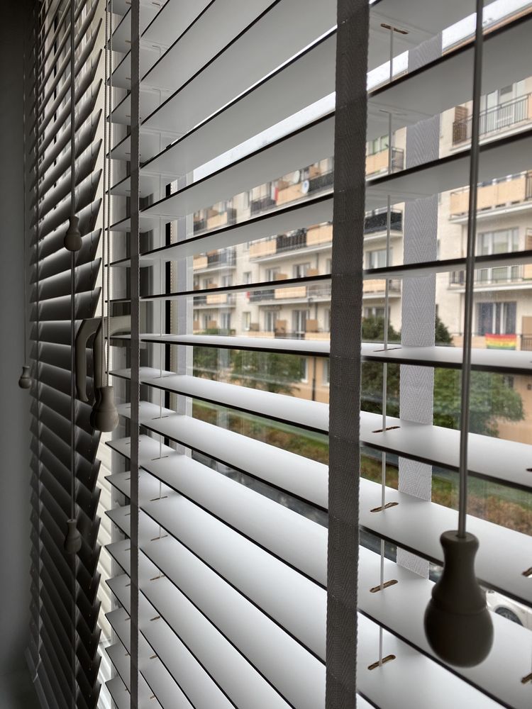 Żaluzje drewniane 25 mm i 50 mm Warszawa