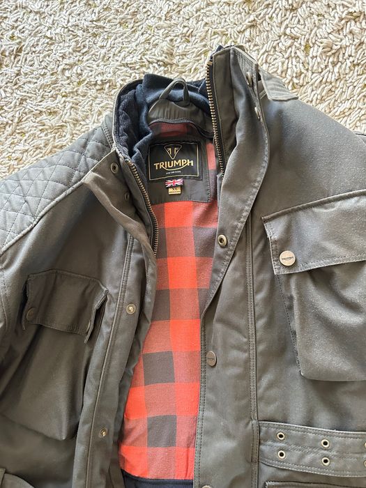 Casaco mota Triumph usado 2 vezes