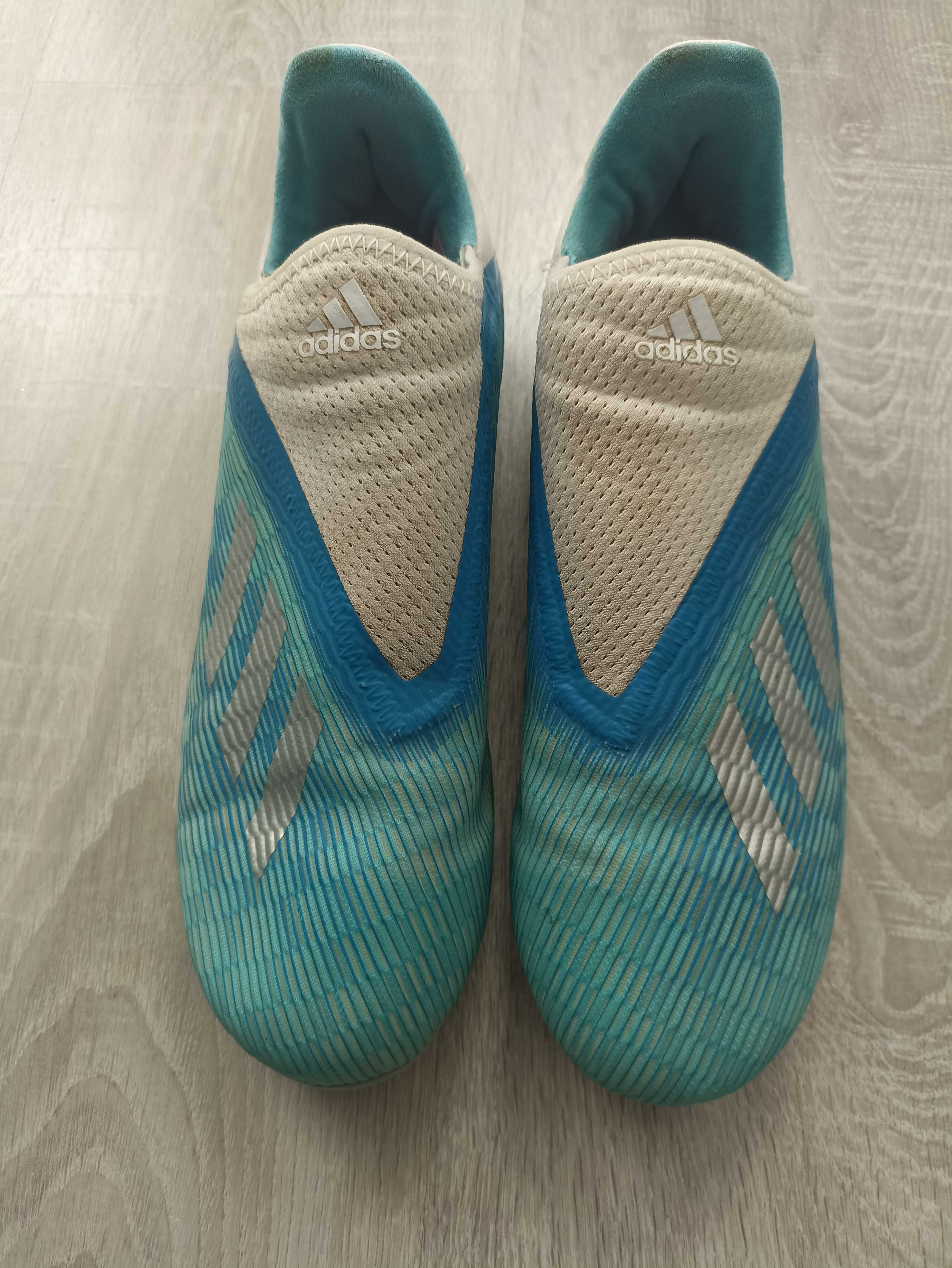 Buty piłkarskie adidas
X 19.3 LL FG niebieskie EF0598, rozmiar 38 2/3