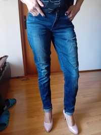 spodnie jeansy dżinsy House 40 L rurki