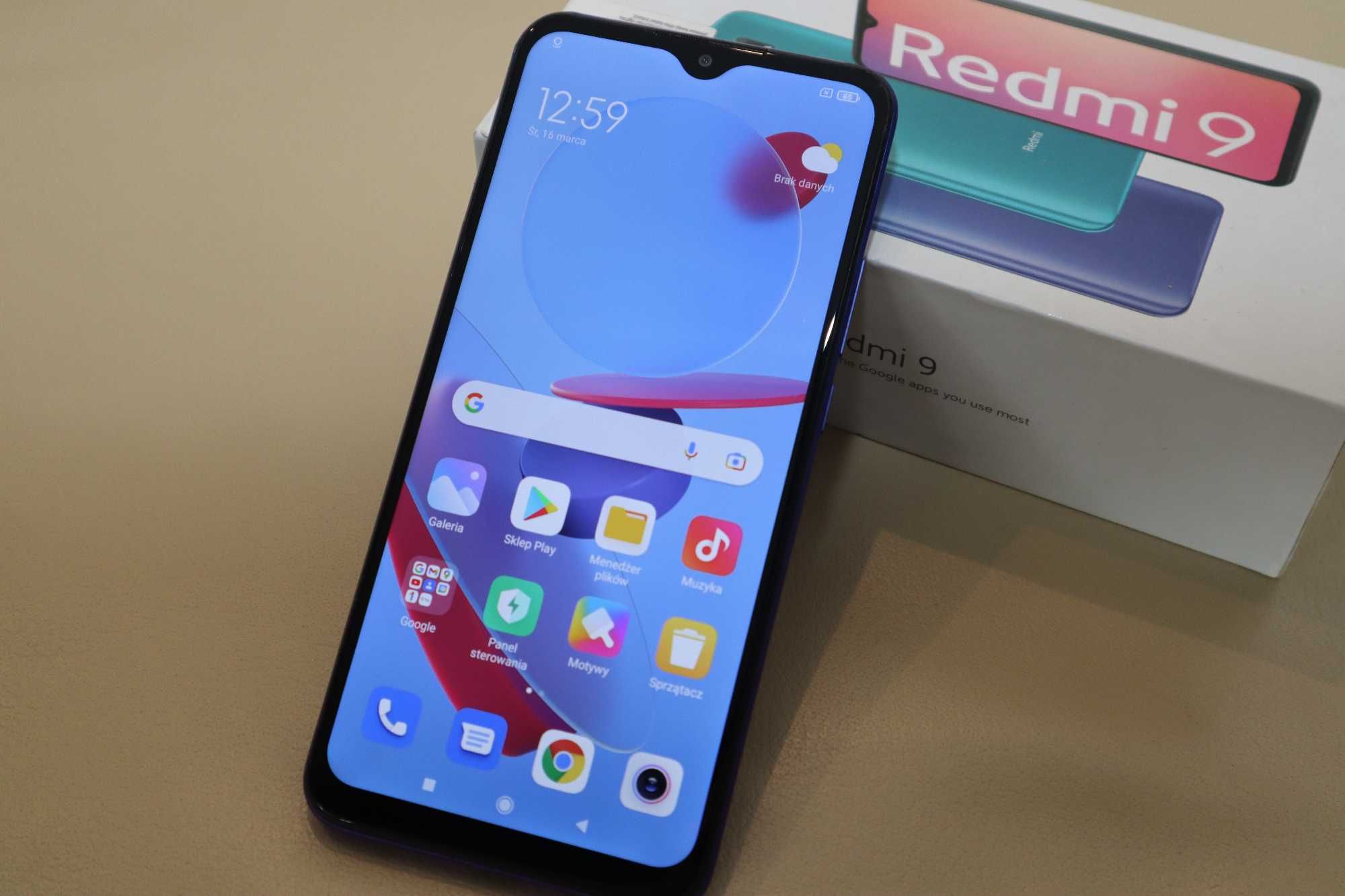 Telefon Xiaomi Redmi 9 - 3 / 32 GB - PIĘKNY!