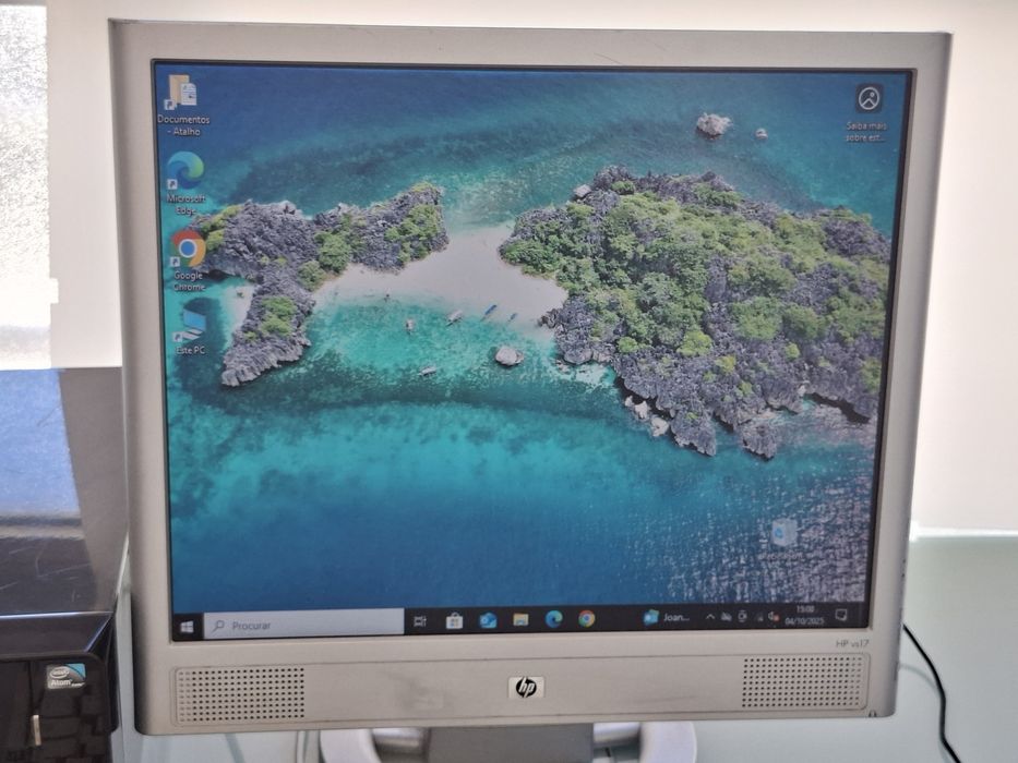 Computador Torre+Monitor +Teclado + Rato, Windows 10 Pro e Office 2016