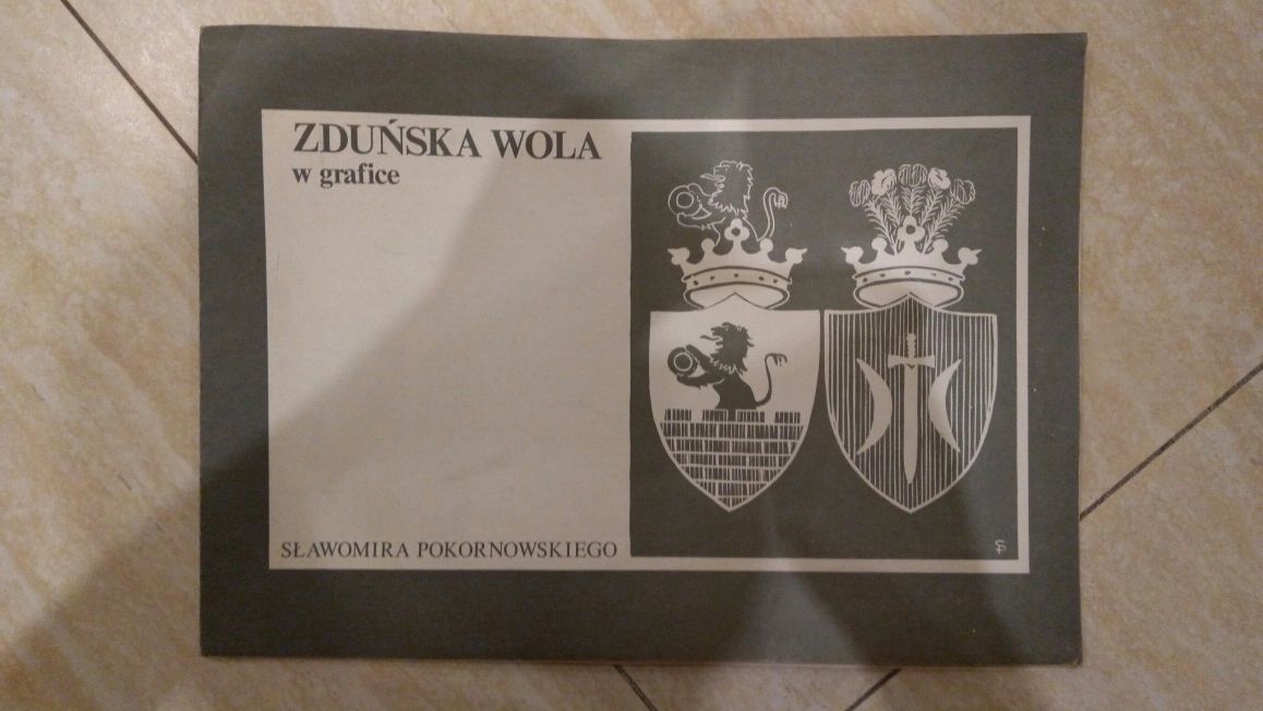 PRL Zduńska Wola grafika album lata 70