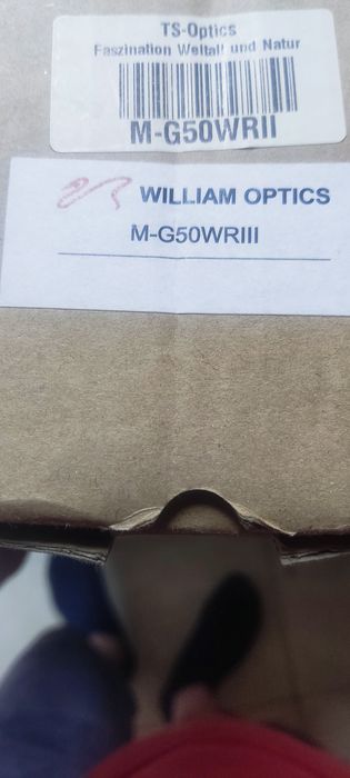 William Optics VIII 50mm Guiding Scope with 1.25" RotoLock - Red