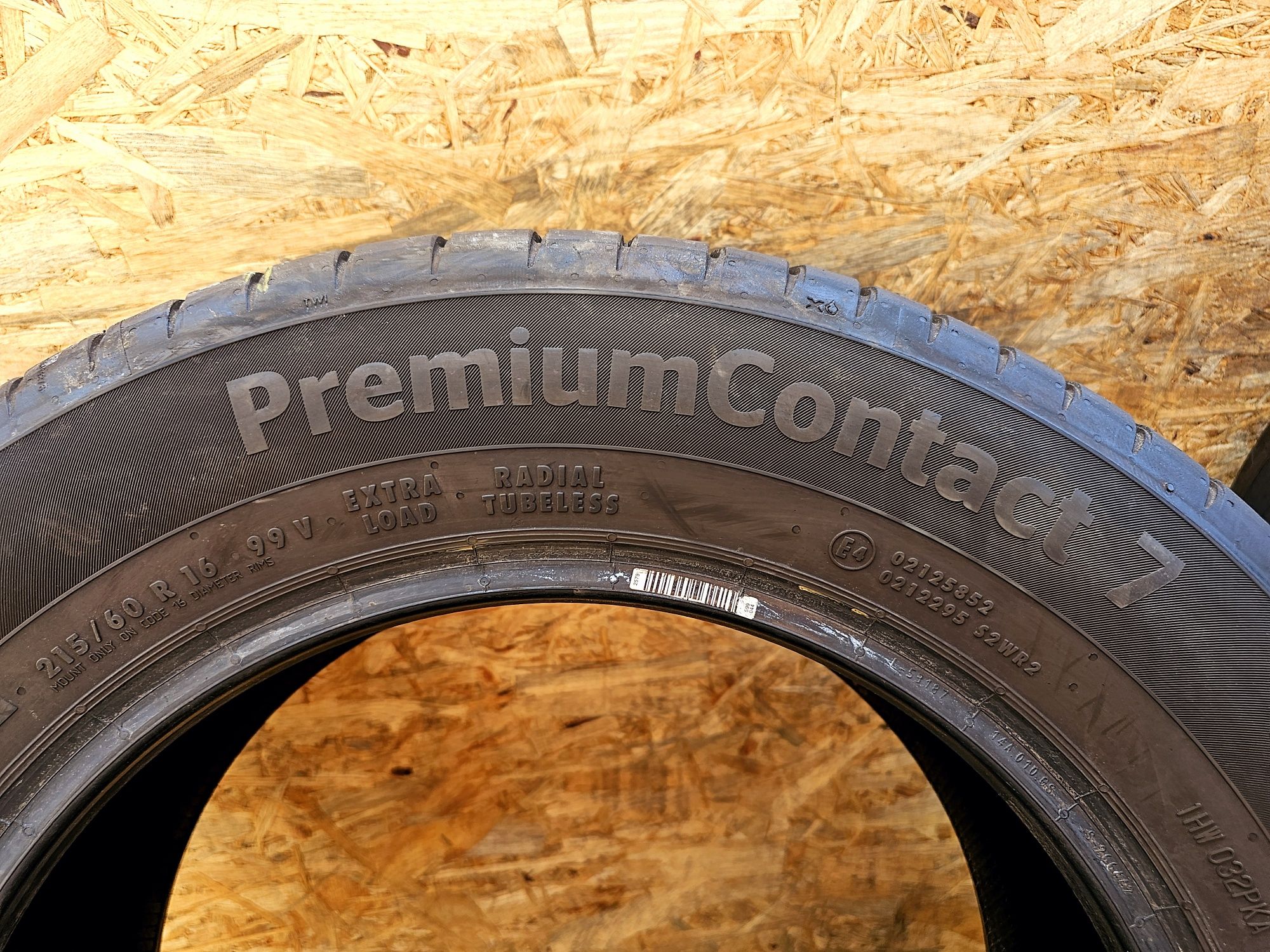 Idealne!!  2023rok!!  215/60 r16 Continetal Premium Contact 7