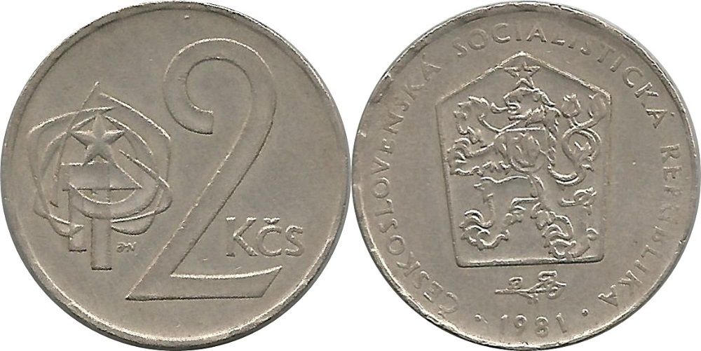 Czechosłowacja 2 korony 1981