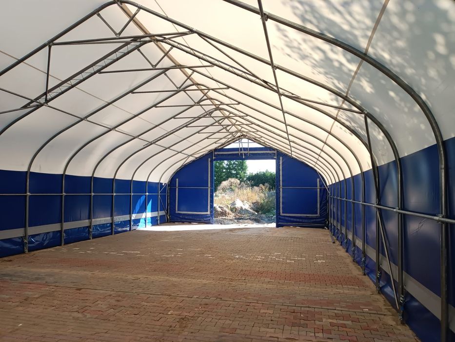 Hala łukowa 9x20x5m 180m2 DOSTĘPNA OD RĘKI na bele garaż wiata magazyn
