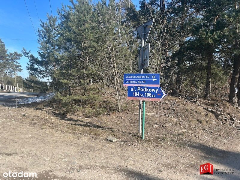 Działka leśna_Warszawa Wawer 1726 m²