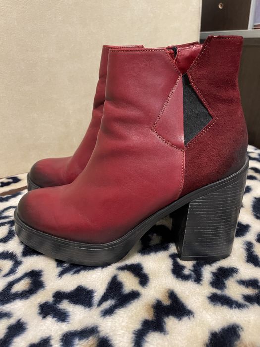 Ботики кожа натуральная, размер 40