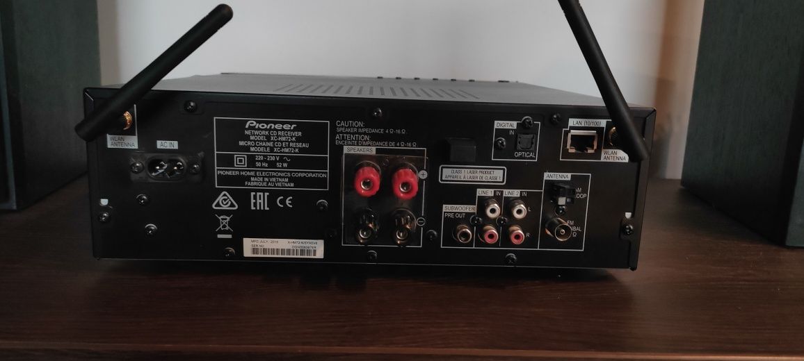 Wieża Pioneer X-HM72-K (czarna)