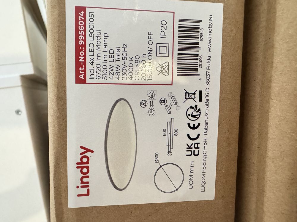 2 szt Led lampa sufitowa