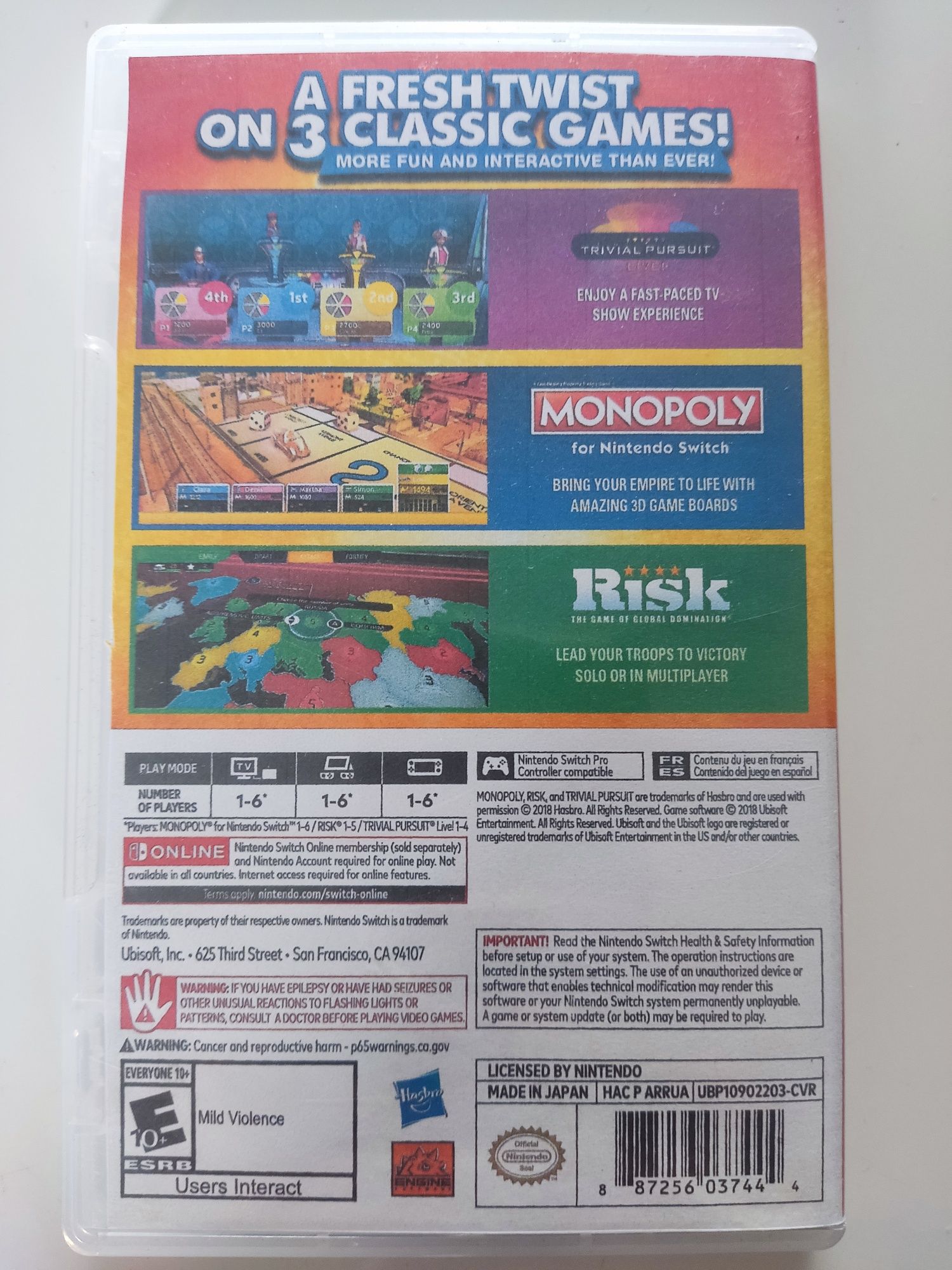 Hasbro Game Night for Nintendo Switch