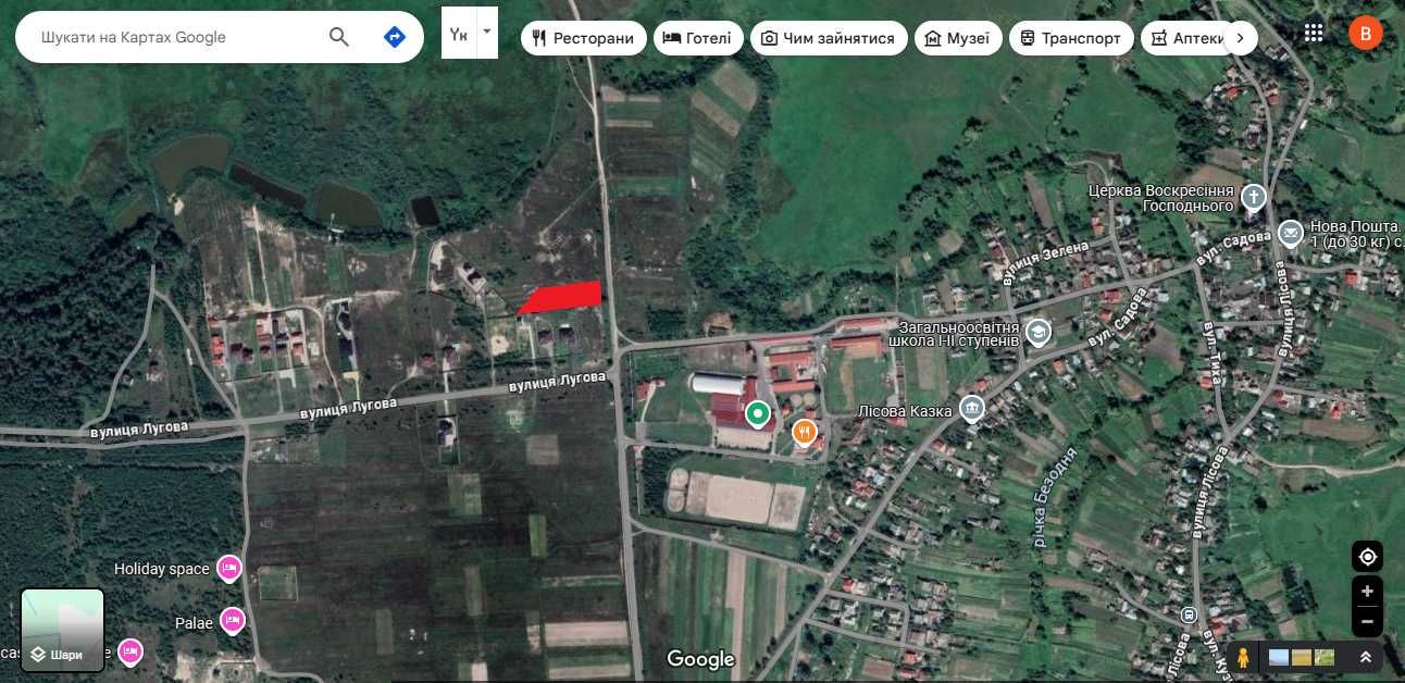 Ділянка Козлин 21 сотка під житлову забудову