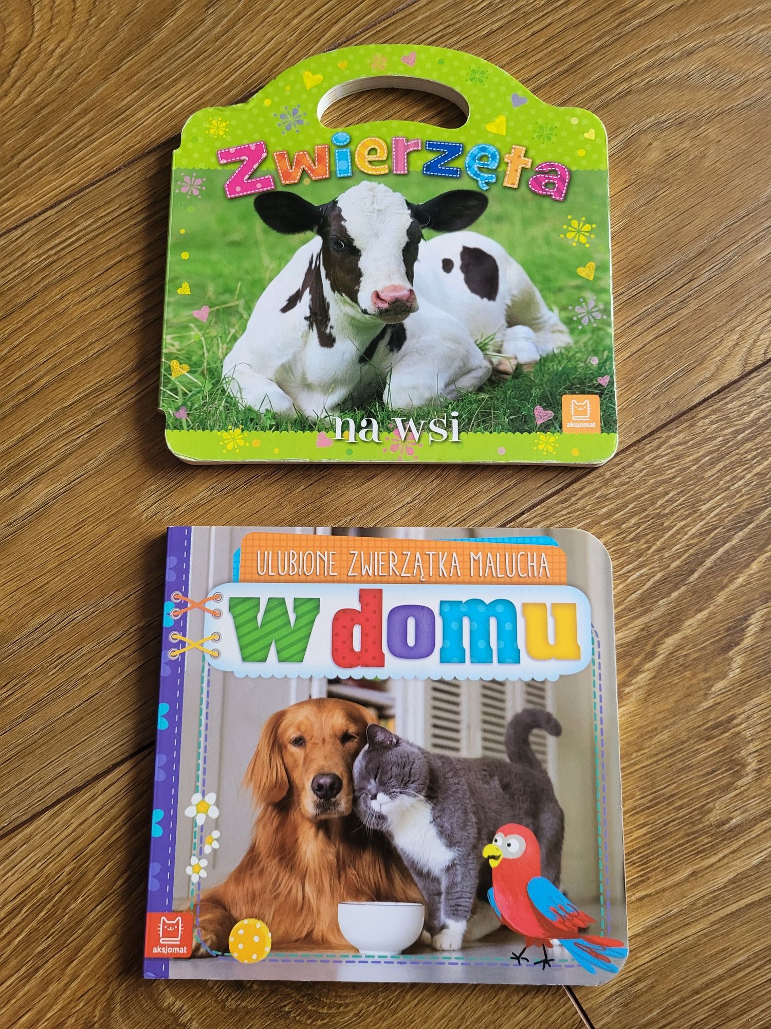 Zestaw 2 książki dla dzieci zwierzęta