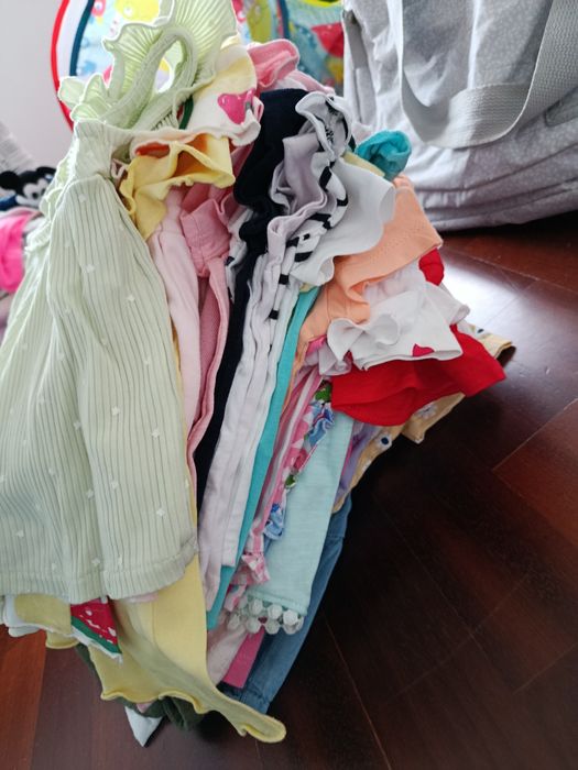 Vendo roupa verão bebé+ bolsa