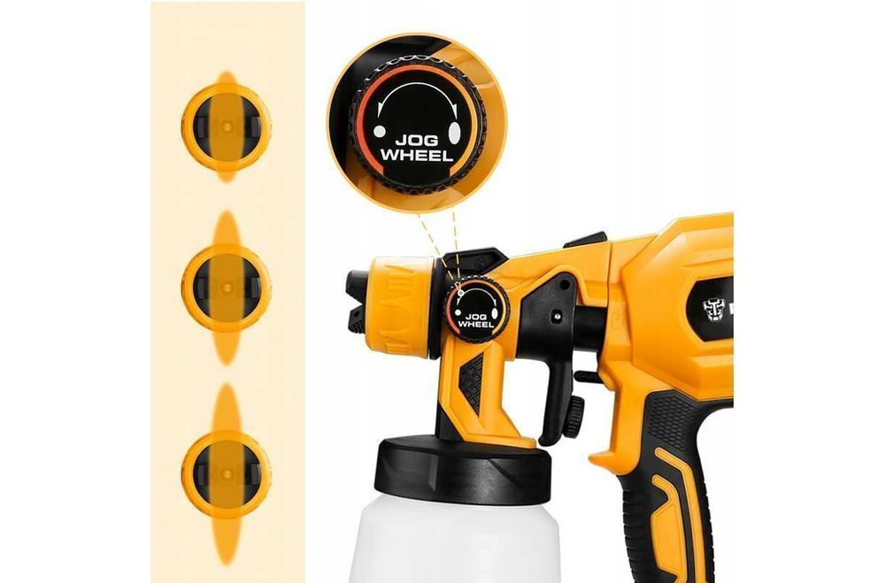 Profesjonalny PISTOLET MALARSKI Deko 550W Nowy 800 ml Kurier 0zł
