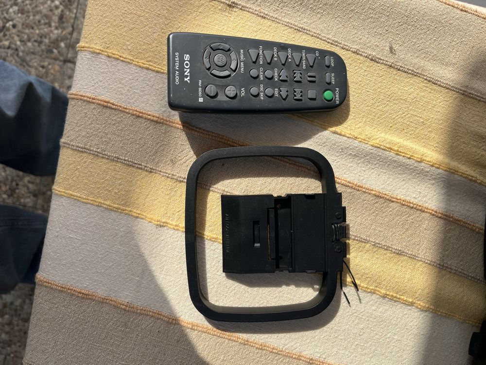 Emparelhagem Sony Leitor de cd e cassete