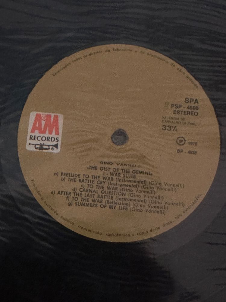 LP Gino Vannelli 1976