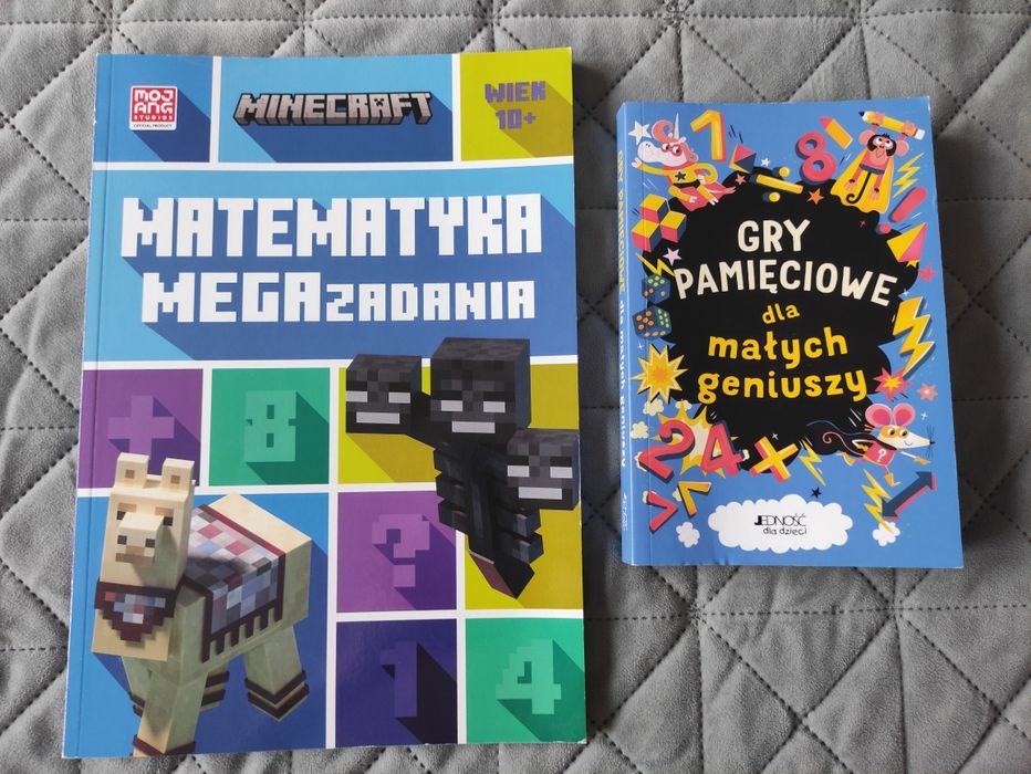 Matematyka z Minecraftem lat 10+ i Gry Pamięciowe