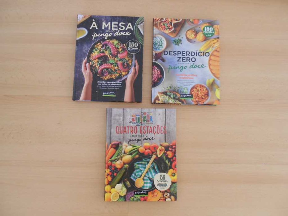 Conjunto 3 Livros Culinária Pingo Doce