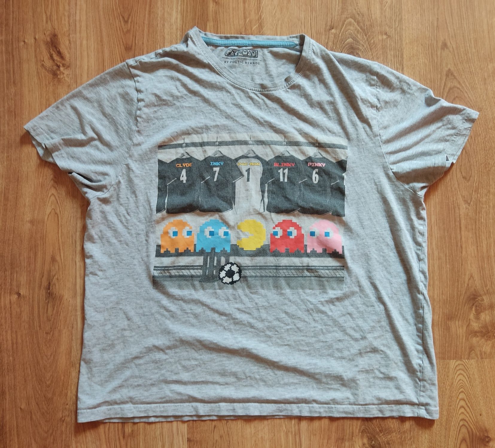 Koszulka z gry Pac-man (licencja Bandai Namco) firmy George, XL.