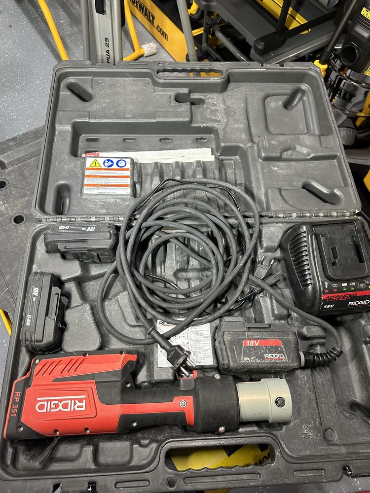 Прес електрогідравлічний RIDGID RP 351   радиальный rems