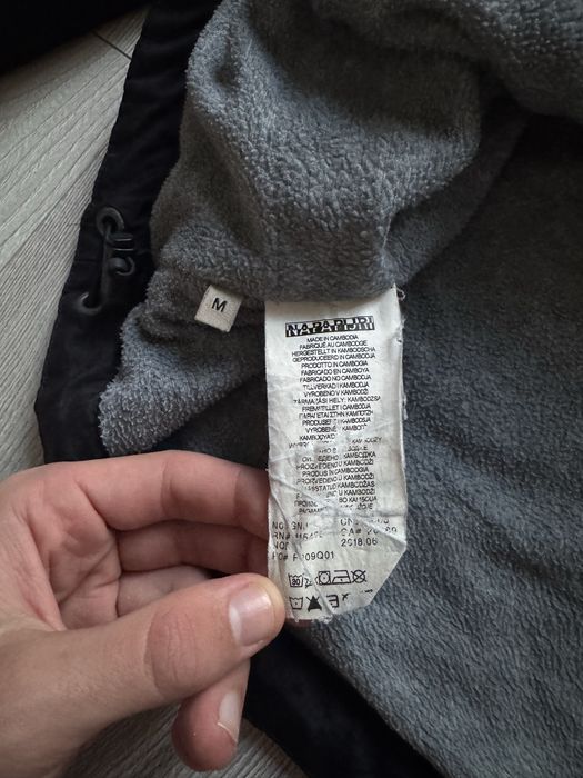 Napapijri anorak kurtka fleece zimowa podrózna