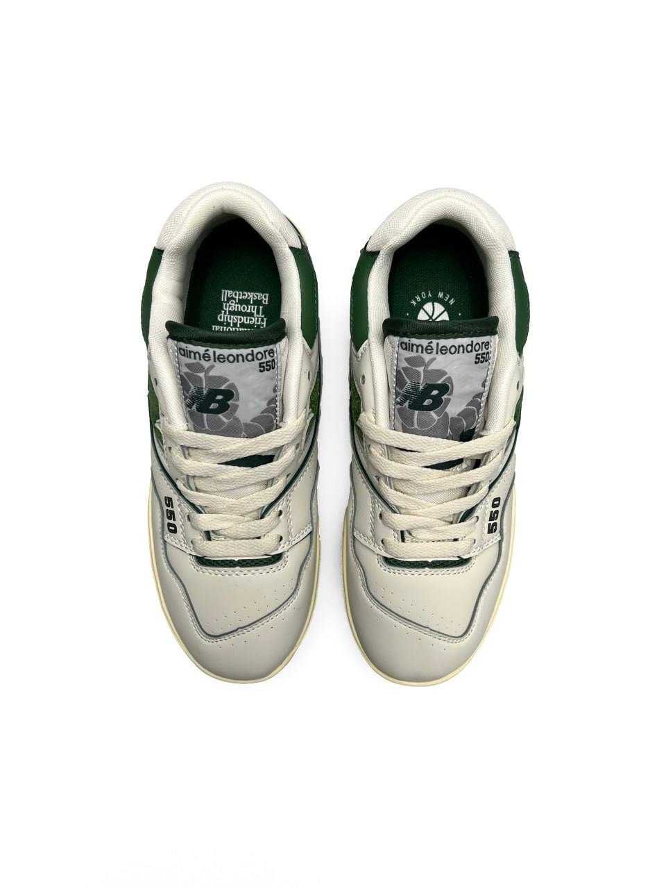 Жіночі кросівки New Balance 550 Green White (36-38)