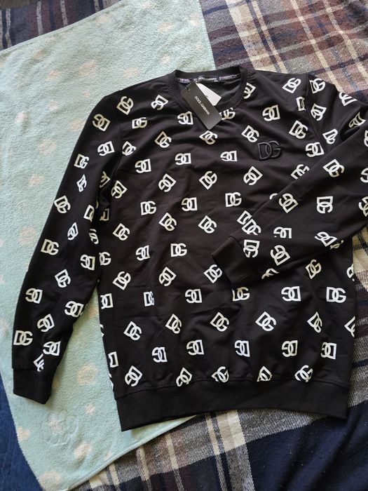 BLUZA PREMIUM Luxury Monogram Wypukłe Logo 3D L/XL
