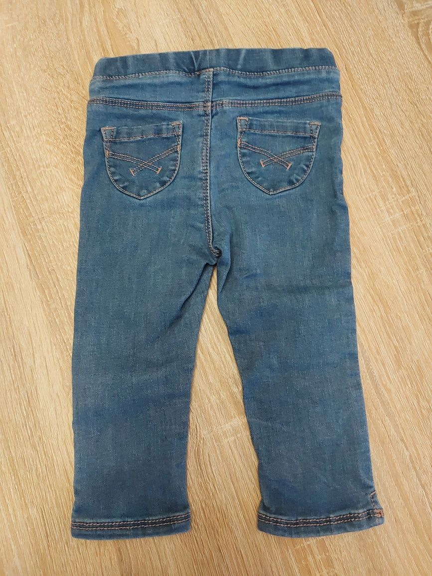 Spodnie jeansowe, Obaïbi, rozm. 80