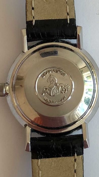 Omega de Ville, automatic, z piękną czarną tarczą, SUPER