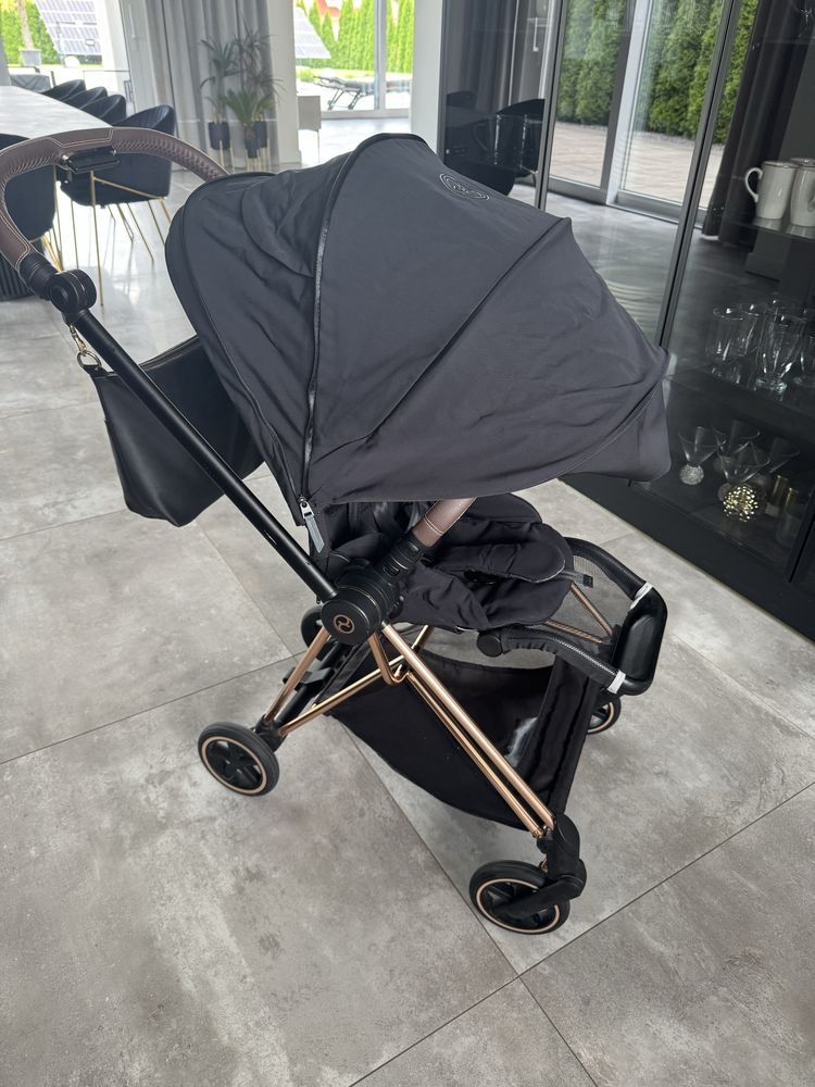 Wozek cybex mios 3.0 rose gold czarny