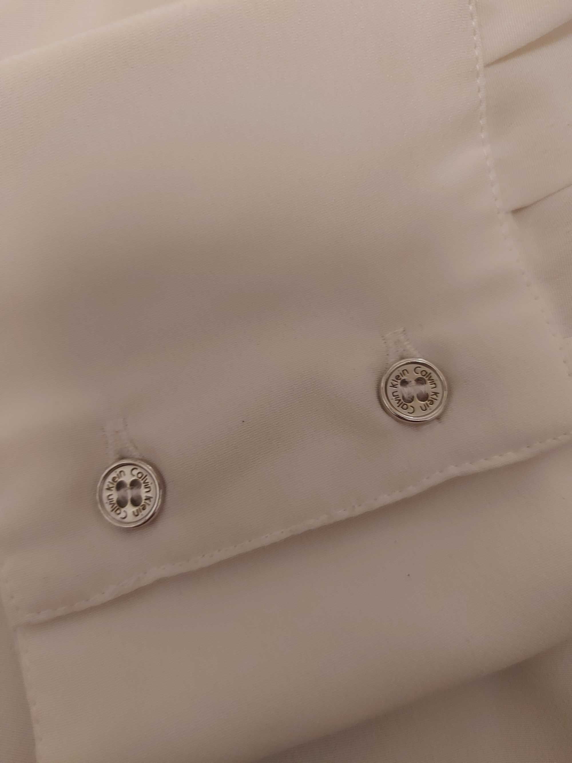 Bluzka koszula biała Calvin Klein rozm. M, L