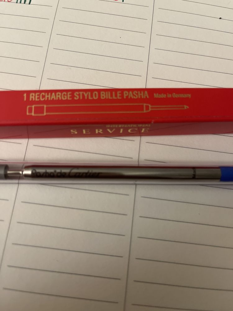 Recarga Cartier Pasha Ball Point Refill