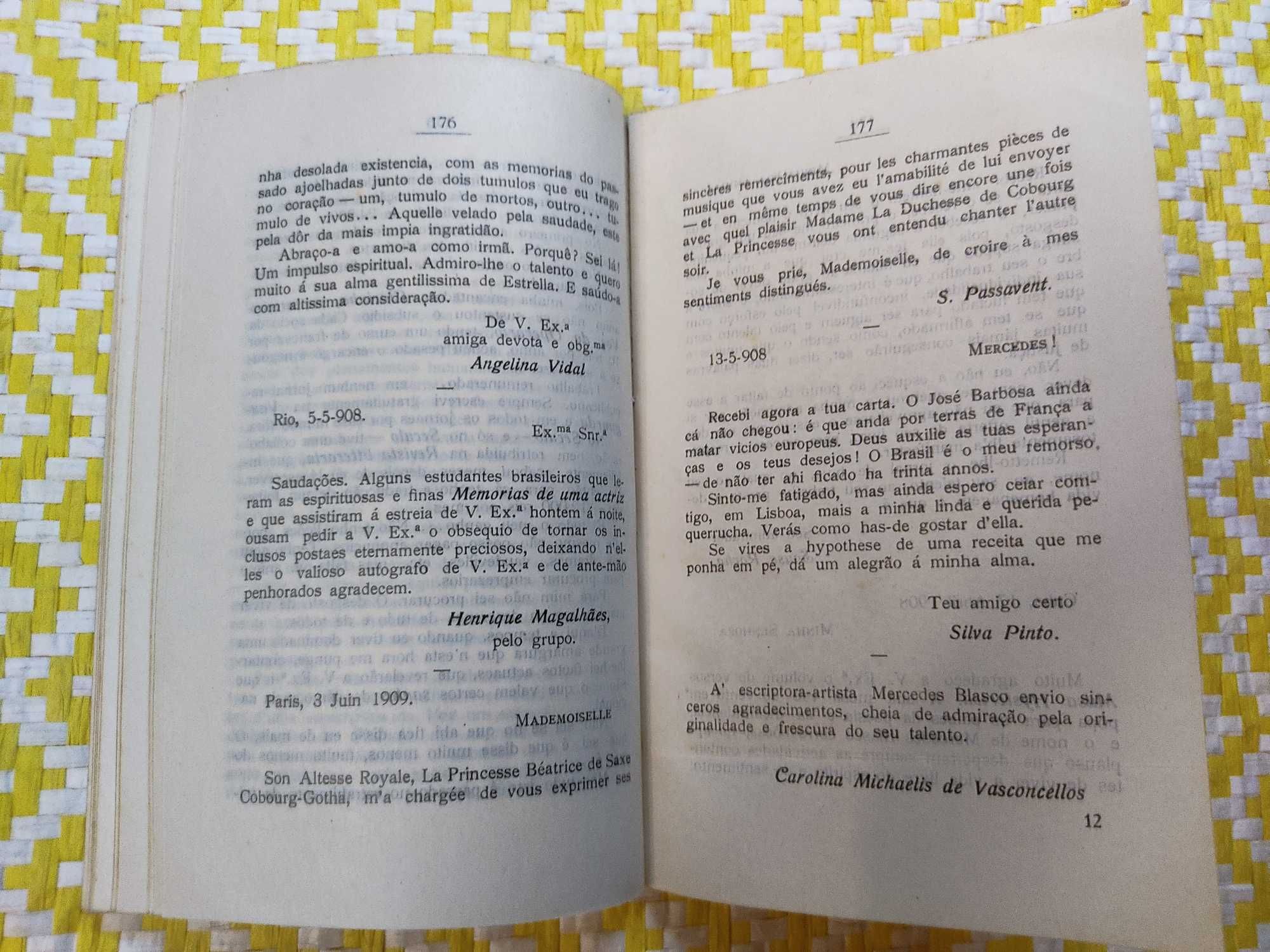 VAGABUNDA. Seguimento ás Memorias de uma Actriz. 
1908 a 1919.