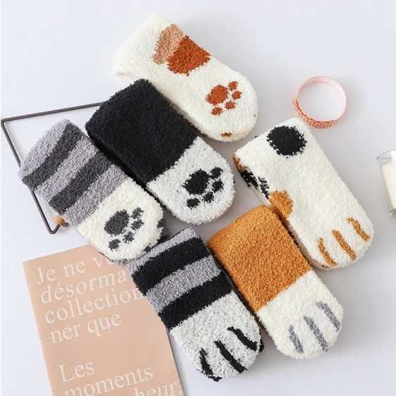 Шкарпетки котячі лапки - Носки Кошачьи лапки/ комплект 3 пари
